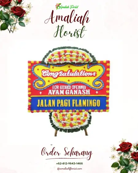 Sewa Papan Bunga Abian Tubuh Baru